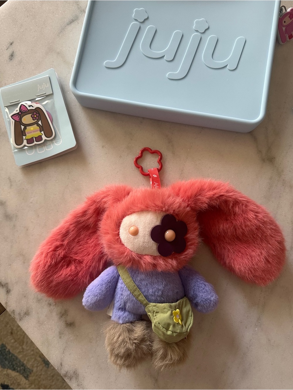 CJ HENDRY- juju Plush Bunny Key charm